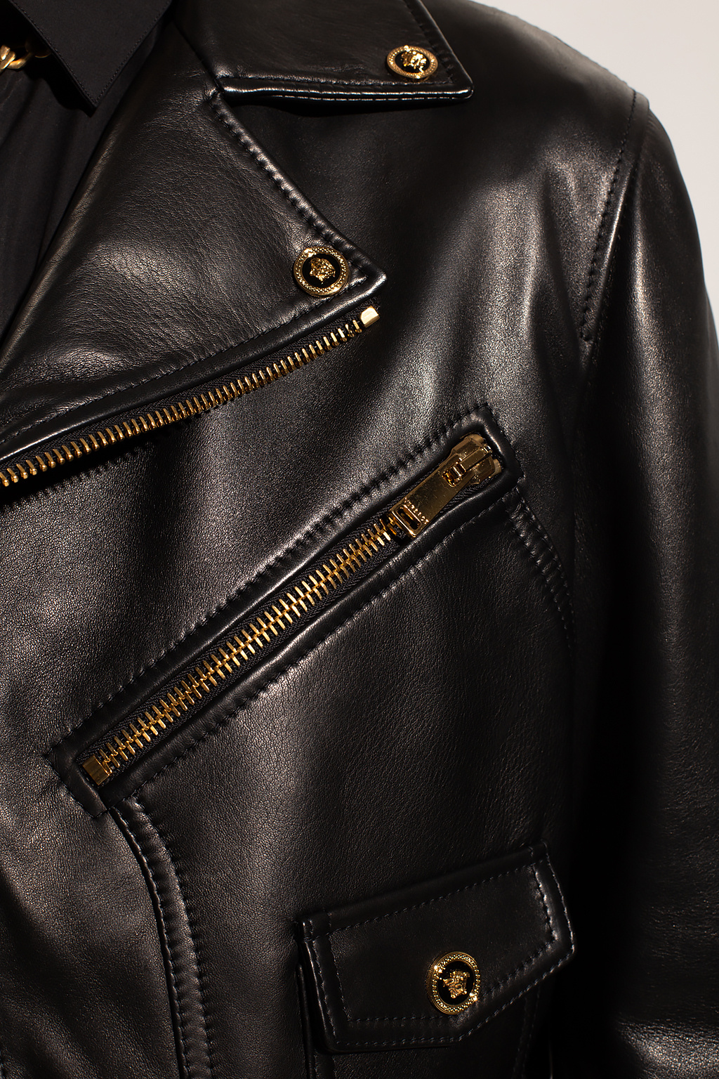 Versace clearance biker jacket